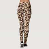 Stilvolle Brawn Animal Print Yoga Leggings (Rückseite)