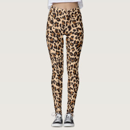 Stilvolle Brawn Animal Print Yoga Leggings