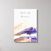 Stilvolle Brick Grungy Mountains Malerei Leinwanddruck (Vorderseite)