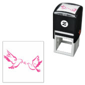 Stilvolle Briefmarke aus Gummi, stechen Sie hervor Permastempel (Beispiel)