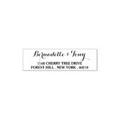 Stilvolle Briefmarke für Individuelle Name und Adr Permastempel (Design)