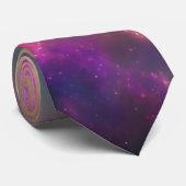 Stilvolle Bright Colors Galaxy Art Neck Tie Krawatte (Gerollt)