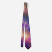 Stilvolle Bright Colors Galaxy Art Neck Tie Krawatte (Rückseite)