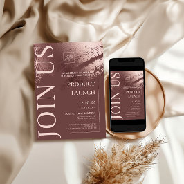 Stilvolle Bronze Business Special Veranstaltung la Einladung