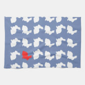 Stilvolle Bunny Bunnies Rabbits Geschirrtuch (Horizontal)