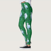 Stilvolle Bunny Rabbit Tiergras Leggings (Links)