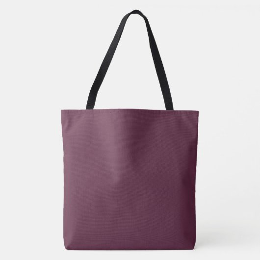 Stilvolle Burgundy Tote Bag Tasche (Vorderseite)