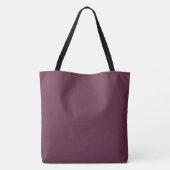 Stilvolle Burgundy Tote Bag Tasche (Rückseite)