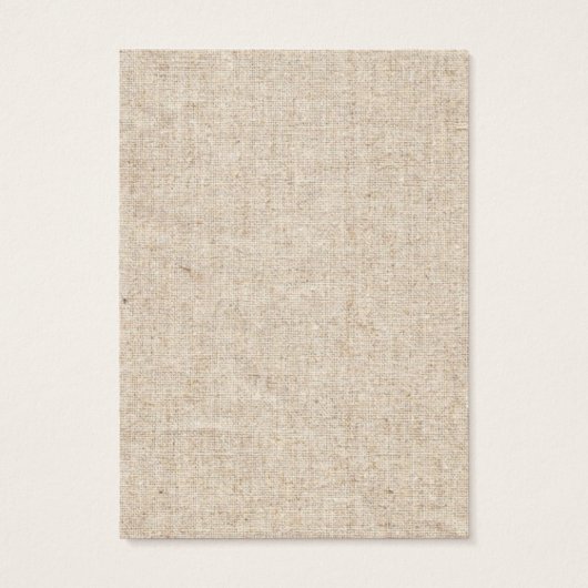 Stilvolle Burlap Texture Earring Display Cards (Rückseite)