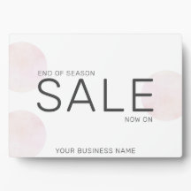 Stilvolle Business Pink Watercolor Circles Verkauf