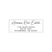 Stilvolle Business-Rücksendeadresse Permastempel (Design)