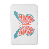 Stilvolle Butterfly-Badmatten Badematte (Vorderseite Vertikal)