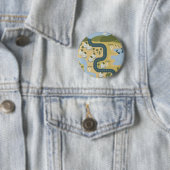 Stilvolle Cartoon Landschaft Reiseplan Button (Beispiel)