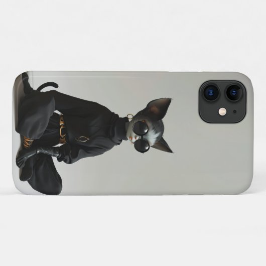 Stilvolle Cat Design iPhone 11 Fall Case-Mate iPhone Hülle (Rückseite (Horizontal))