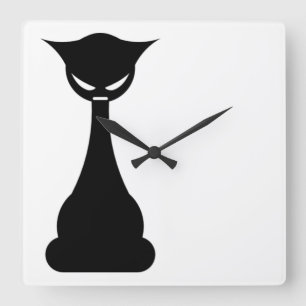 Stilvolle Cat Wall Uhr