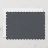 Stilvolle Chalkboard wird meine Bridesmaid Card se Einladung (Rückseite)