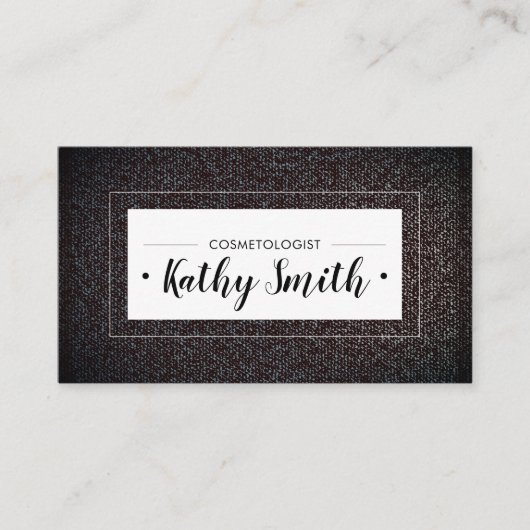 Stilvolle Chic Beruflich Visitenkarte (Vorderseite)