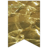 Stilvolle Chic Festive Shiny Gold Golden Glitzer Wimpelkette (Zweite Fahne)