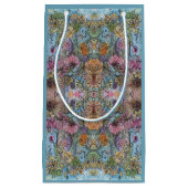 Stilvolle Chic Flower Garden Aquarellbilder Kleine Geschenktüte (Vorderseite)