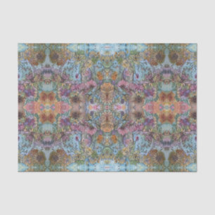 Stilvolle Chic Flower Garden Aquarellbilder Seidenpapier