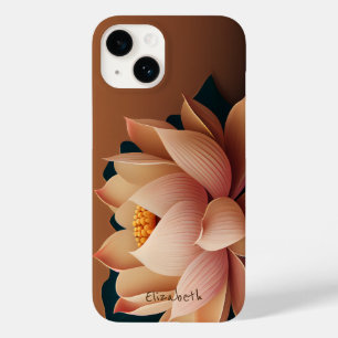 Stilvolle Chic Lotus Blume Case-Mate iPhone 14 Hülle