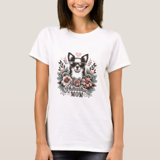 Stilvolle Chihuahua-Mama - Adorable Haustier-Gesch T-Shirt