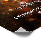 Stilvolle Christliche Krippe HELPLESS BABE Weihnac Poster (Ecke)