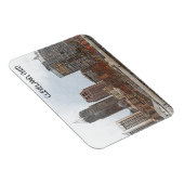 Stilvolle Cleveland Ohio Skyline View Magnet (Rechte Seite)