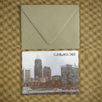 Stilvolle Cleveland Ohio Skyline View