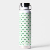Stilvolle Clover Pattern Wasserflasche für den All Trinkflasche (Rückseite)