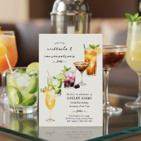 Stilvolle Cocktails & Konversations-Geburtstagsfei