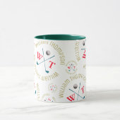 Stilvolle Coffee Tasse für einen Golfer (Logo-Must (Zentrum)