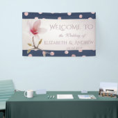 Stilvolle Confetti, Magnolia Wedding Banner (Messeveranstaltung)