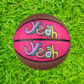 Stilvolle Coole Farbenpracht "Yeah", kühne rosa Sp Mini Basketball