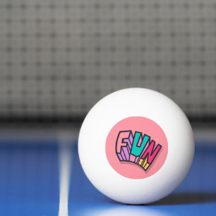Stilvolle Coole "Fun" feine Farben Trendy Sports Tischtennisball