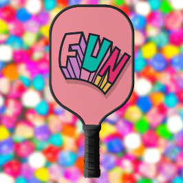 Stilvolle Coole "Fun" Girly Pink Sports Pickleball Schläger