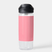Stilvolle Coole "Fun" Rainbow Bold Script Pink Spo Trinkflasche (Rückseite)