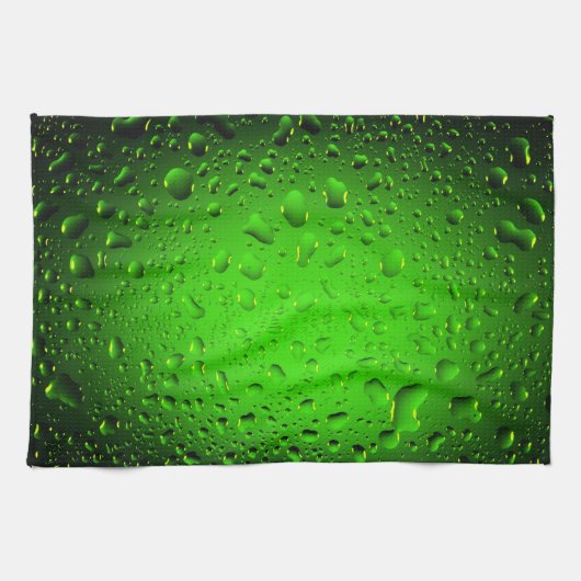 Stilvolle Coole Wassertropfen Geschirrtuch (Horizontal)