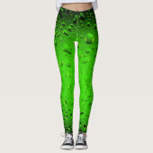 Stilvolle Coole Wassertropfen Leggings (Vorderseite)