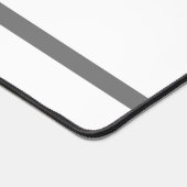 Stilvolle Coole, weiße, oberflächliche Streifen mi Schreibtischunterlage (Ecke)