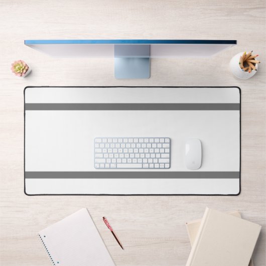 Stilvolle Coole, weiße, oberflächliche Streifen mi Schreibtischunterlage (Büro 1)