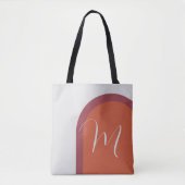 Stilvolle Coral Magenta Arch mit Monogram Tasche (Vorderseite)