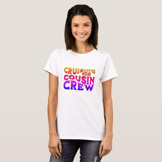 Stilvolle COUSIN-CREW T-Shirt (Vorne ganz)
