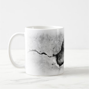Stilvolle Crackware Kaffeetasse