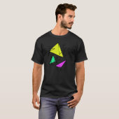 Stilvolle Creative Figures Lines Geometry Artwork T-Shirt (Vorne ganz)