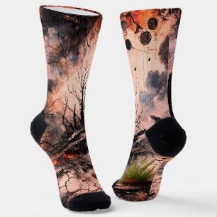 Stilvolle Crew Socks für Frauen - Einzigartiges De Socken