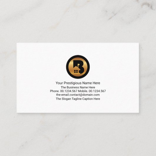 Stilvolle Dachdecker-Dachdeckerkonstruktion Visitenkarte (Rückseite)