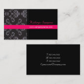 Stilvolle Damast-Visitenkarten Visitenkarte (Vorne/Hinten)