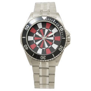 Stilvolle Dartboard-Armbanduhr Armbanduhr