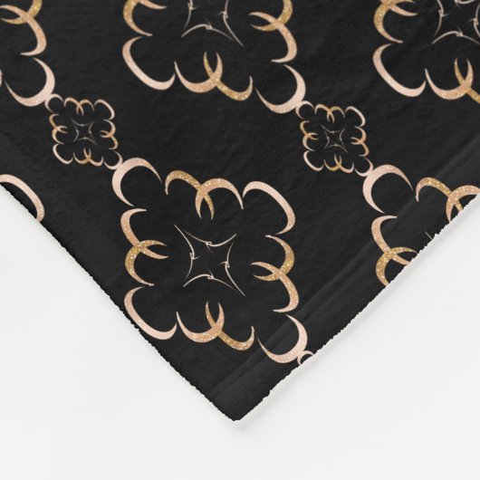 Stilvolle Deko. Fleecedecke (Ecke)